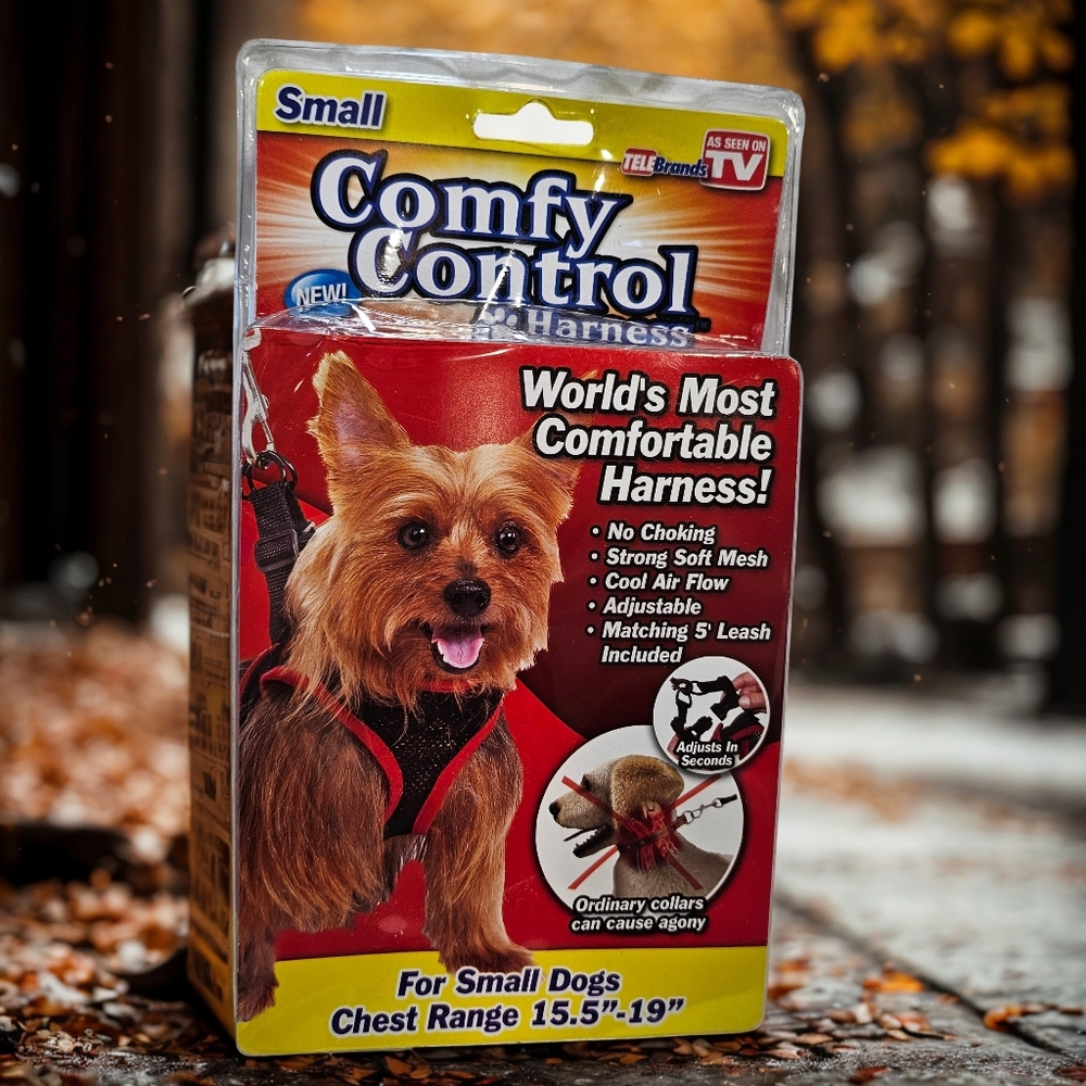 Comfy Control Dog Harness - Red - Picture 2 of 8